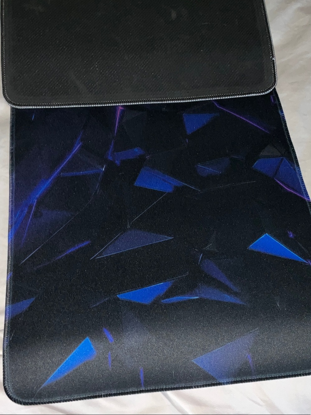 Universal Blue & Black Geometric Large Mouse/Gaming Pad